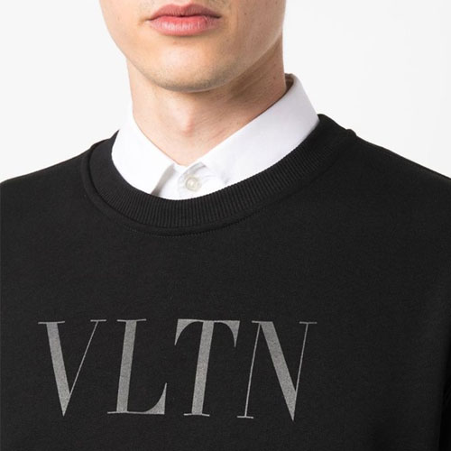 [VLTN] ブラックロゴスウェットシャツ